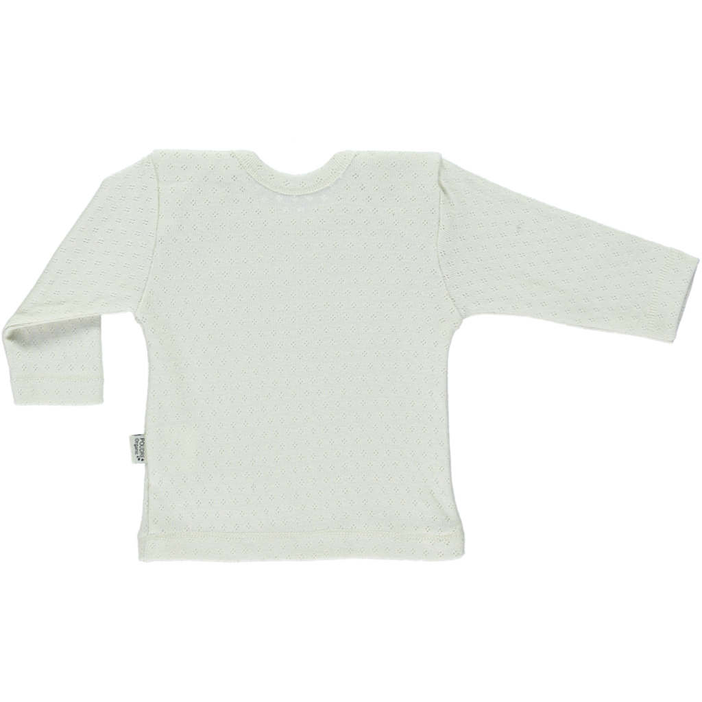 T-SHIRT BEGONIA ajouré [Almond Milk] Permanent