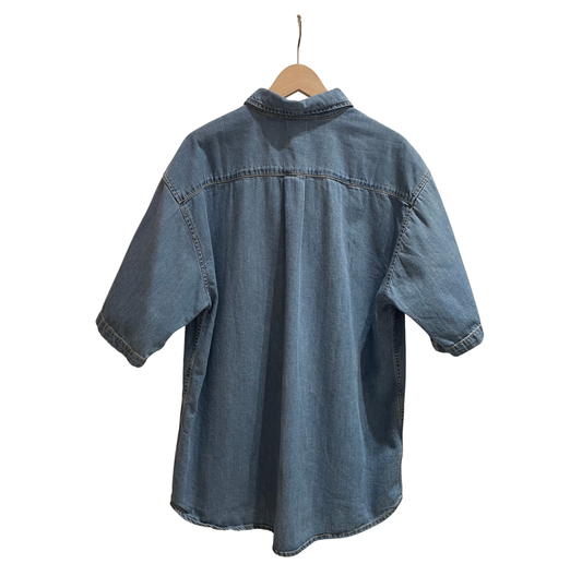 SPIREE SHORT-SLEEVE SHIRT Denim Blue