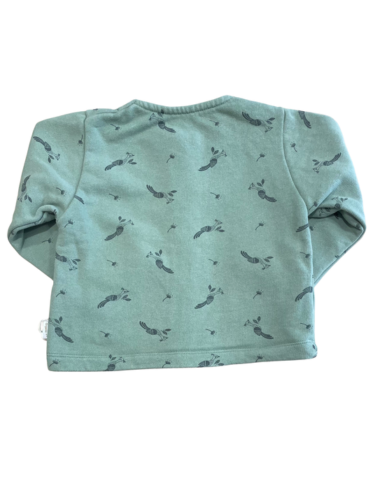 CARDIGAN CAMOMILLE Imprimé vert
