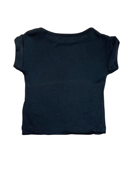 T-SHIRT BOURRACHE Noir