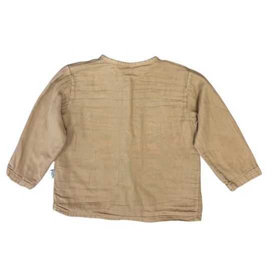 CHEMISE RONCE Indian Tan