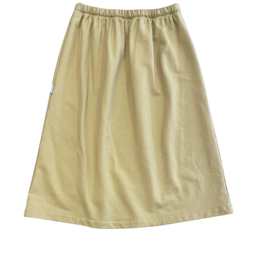 FLEECE SKIRT Ocre