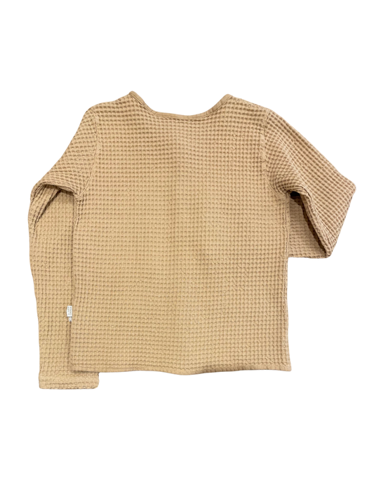 VESTE MANIOC GAUFRÉE Indian Tan