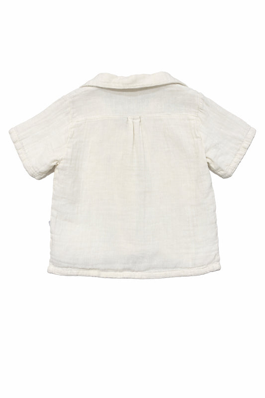 ANCOLIE BLOUSE Almond milk