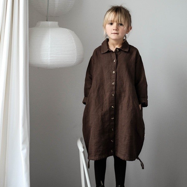 Veste longue ananas lin [Carafe] AW20