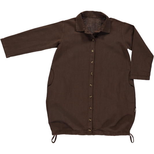 Veste longue ananas lin [Carafe] AW20