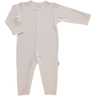 Pyjama bébé Airelle en maille pointelle coton bio – Ecru | Poudre Organic 1