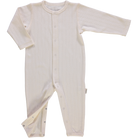 Pyjama bébé Airelle en maille pointelle coton bio – Ecru | Poudre Organic 3
