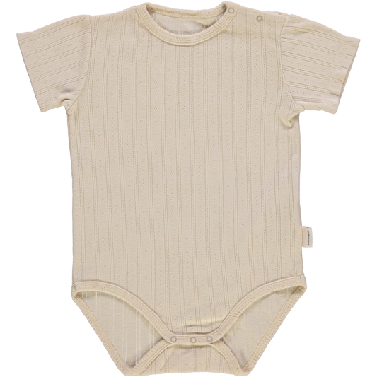 BODY ALOES POINTELLE MANCHES COURTES Biscotti