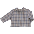 Blouse foulard kids Alysse en coton bio – Flanelle carreaux | Poudre Organic 4