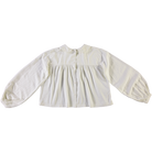 Blouse femme Amsonia en coton bio – Egret | Poudre Organic 5