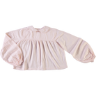 Blouse femme Amsonia en coton bio – Soft pink | Poudre Organic 1