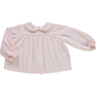 Blouse kids Amsonia en coton bio – Soft Pink | Poudre Organic 1