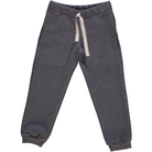 Pantalon kids Anicet en molleton coton bio – Gris anthacite | Poudre Organic 1