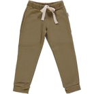 Pantalon kids Anicet en molleton coton bio – Dull gold | Poudre Organic 1