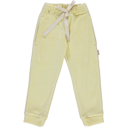 PANTALON ANICET VELOURS KIDS Pastel Yellow