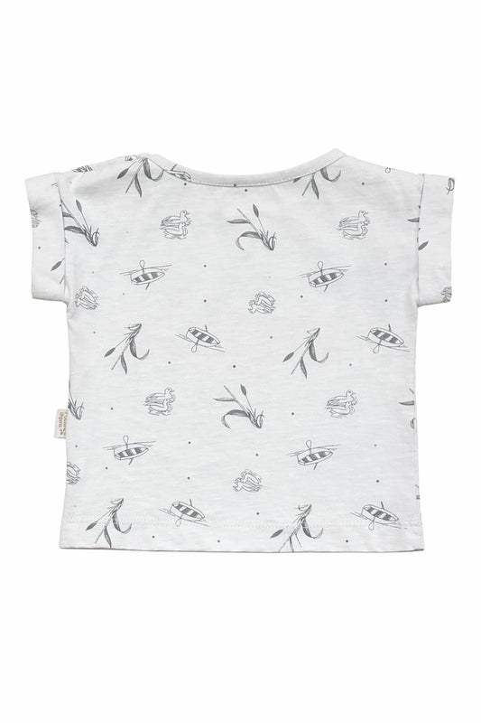 BOURRACHE T-SHIRT Print light blue