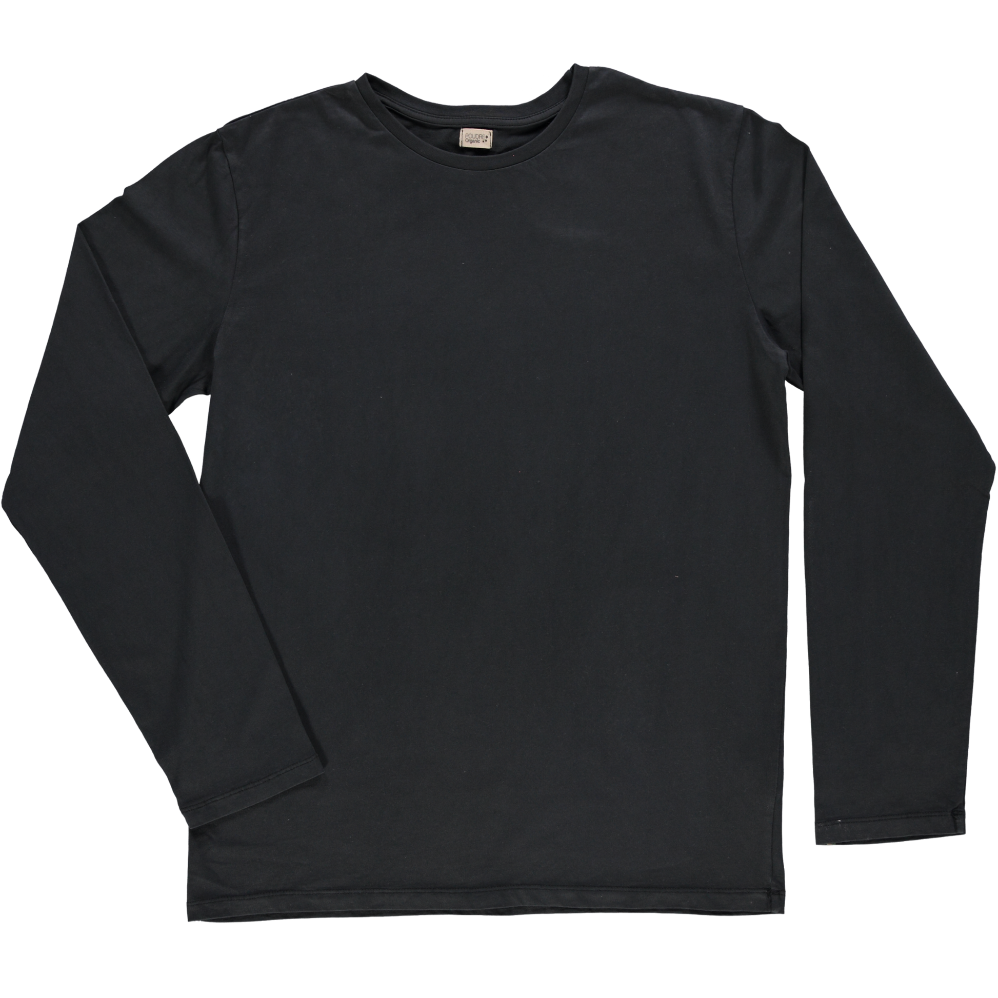 T-shirt homme Badiane manches longues en coton bio – Pirate black | Poudre Organic 1