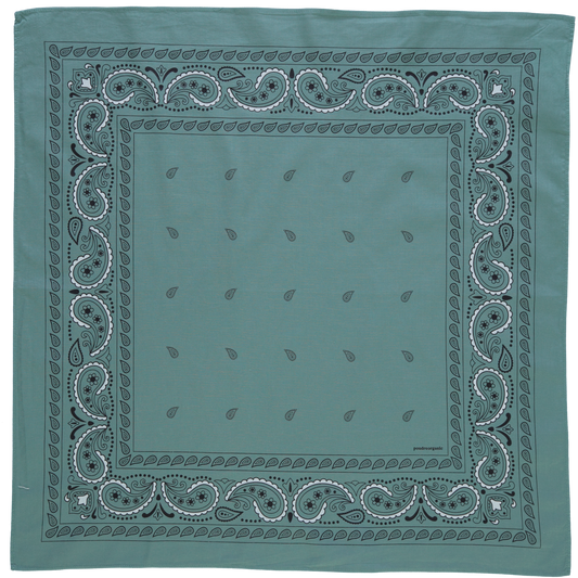 FOULARD BANDANA Motif bandana Deep Grass Green