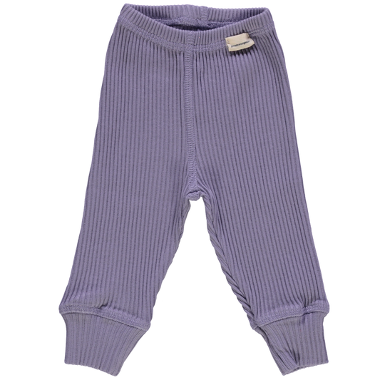 Legging bébé & kids Basilic en coton bio – Lavender gray | Poudre Organic 1