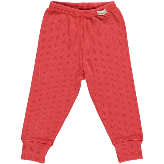 LEGGINGS BASILIC POINTELLE Red Alert