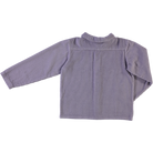 Blouse kids Belladone velours côtelé en coton bio – Lavender Gray | Poudre Organic 4