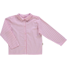 Blouse kids Belladone manches longues en coton bio – Rayures rose | Poudre Organic 1