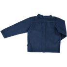 Blouse kids Belladone velours côtelé en coton bio – Dark denim | Poudre Organic 3