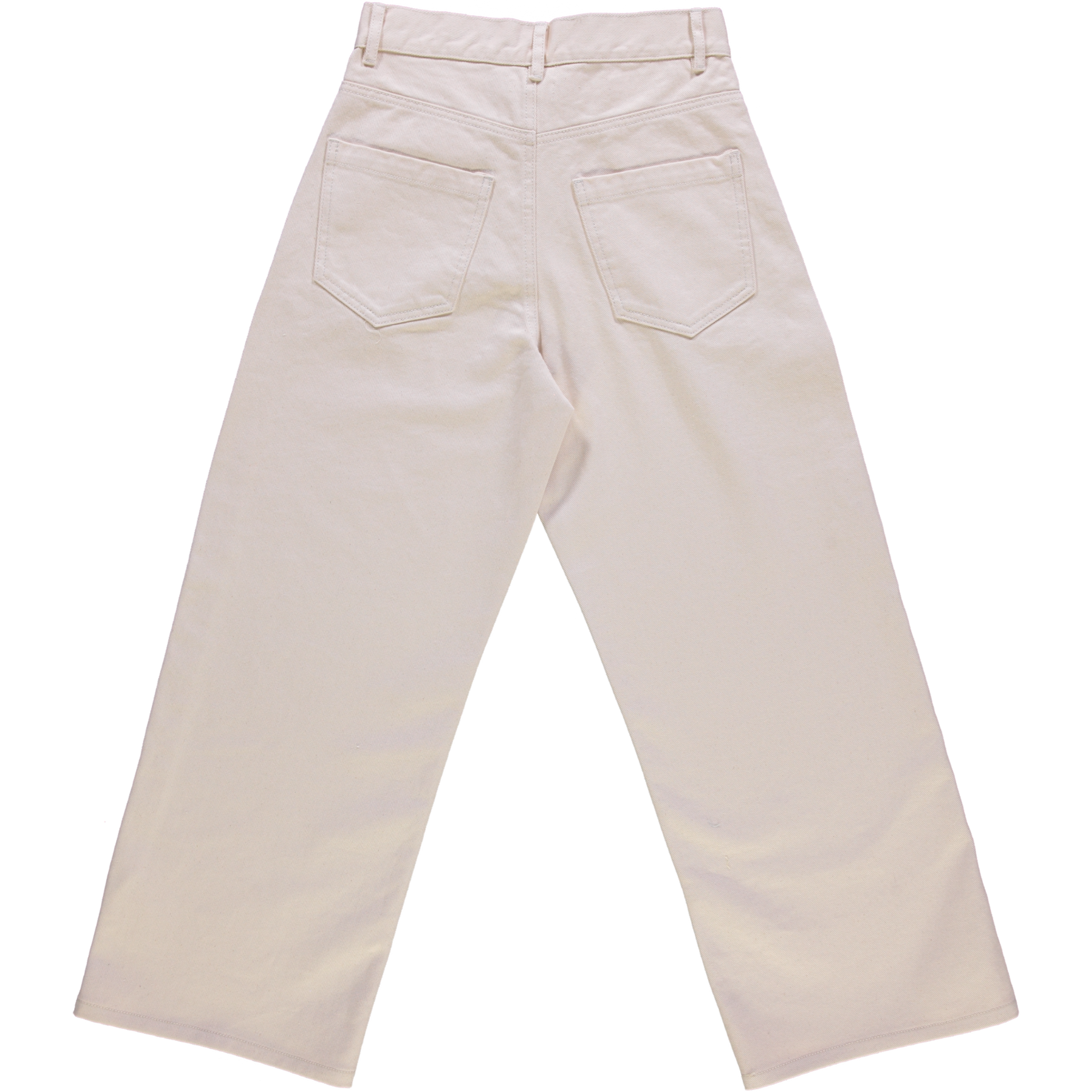 Pantalon femme Bergenie en coton bio – Denim ecru | Poudre Organic 4