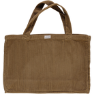 Sac cabas kids & adulte Vigne côtelé en coton bio – Dull gold | Poudre Organic 1