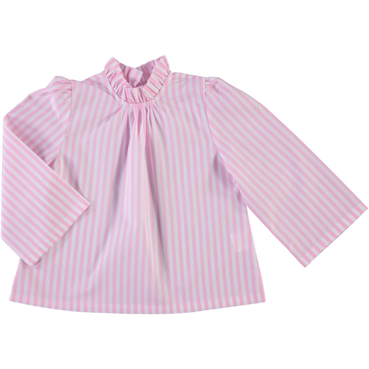 BLOUSE PATCHOULI KIDS Rayures roses