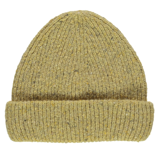 BONNET BEANIE LAINE ADULTE Speckled Yellow