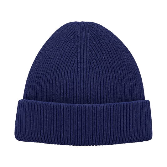 BONNET BEANIE COTON ADULTE Marine