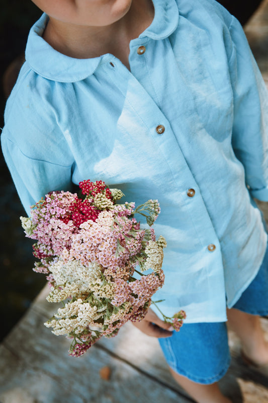 BLOUSE BAMBOU Baby Blue