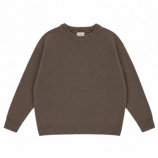 PULL BROME LAINE ADULTE Brown Caribou