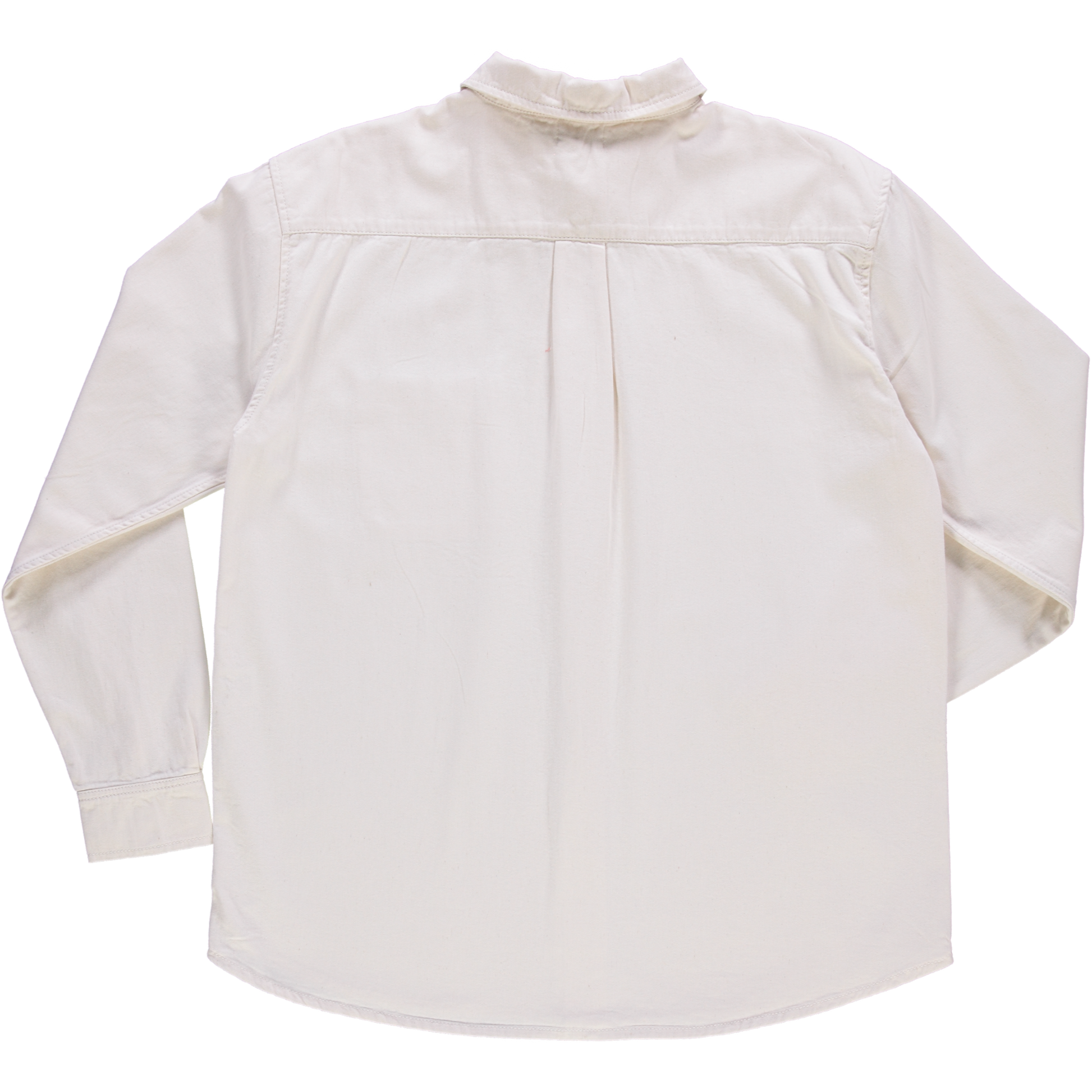 Chemise homme Camisa manches longues en coton bio – Denim épais écru | Poudre Organic 2