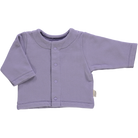 Cardigan kids Camomille en molleton coton bio – Lavender gray | Poudre Organic 1