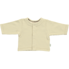 Cardigan kids Camomille en molleton coton bio – Pastel Yellow | Poudre Organic 1