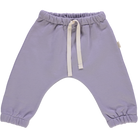Pantalon kids Cannelle en molleton coton bio – Lavender gray | Poudre Organic 1