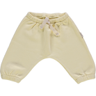 Pantalon kids Cannelle en molleton coton bio – Pastel yellow | Poudre Organic 1