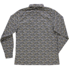 Blouse femme Capucine en coton bio – Fleuri vert bleu | Poudre Organic 2