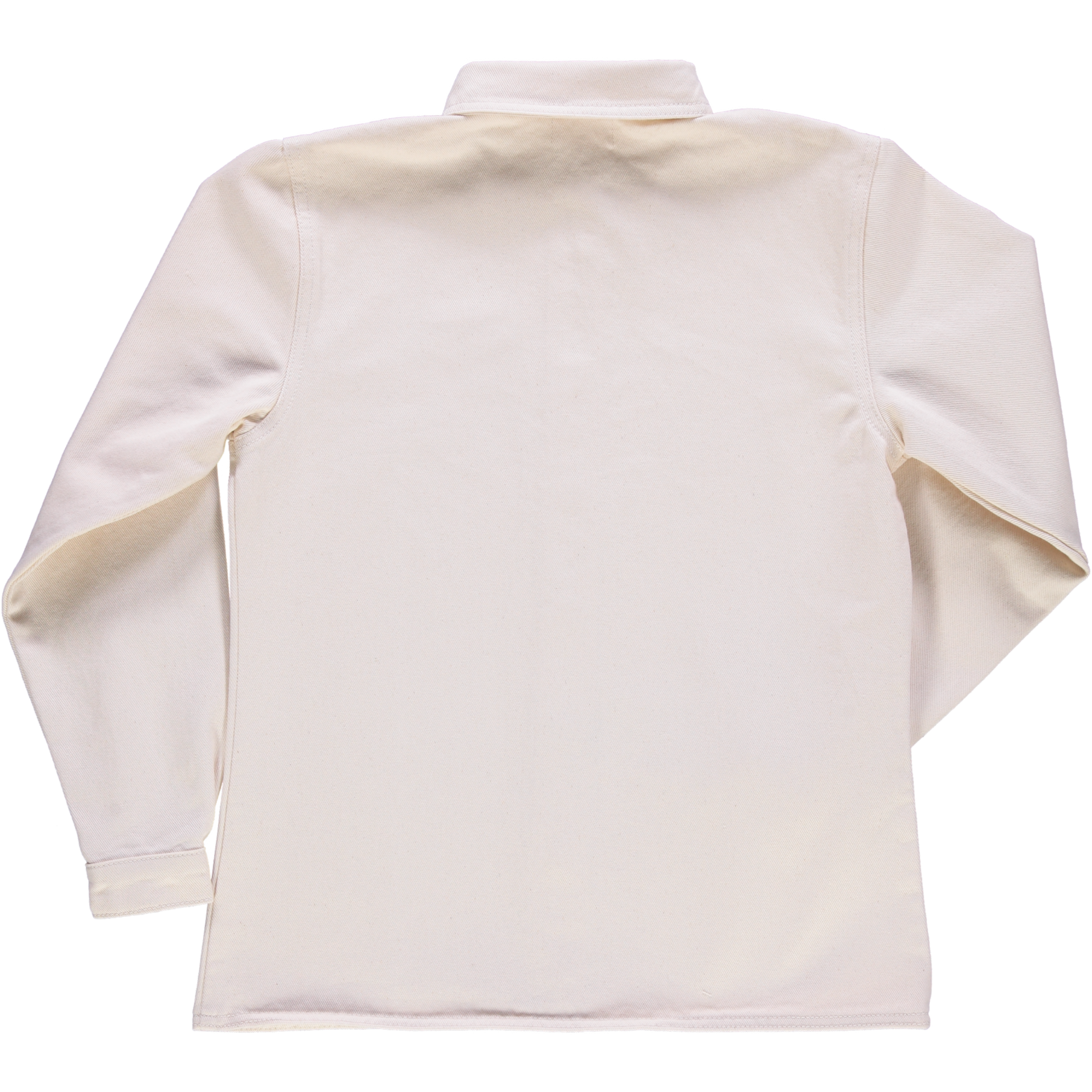 Blouse femme Capucine manches longues en coton bio – Denim épais ecru | Poudre Organic 4