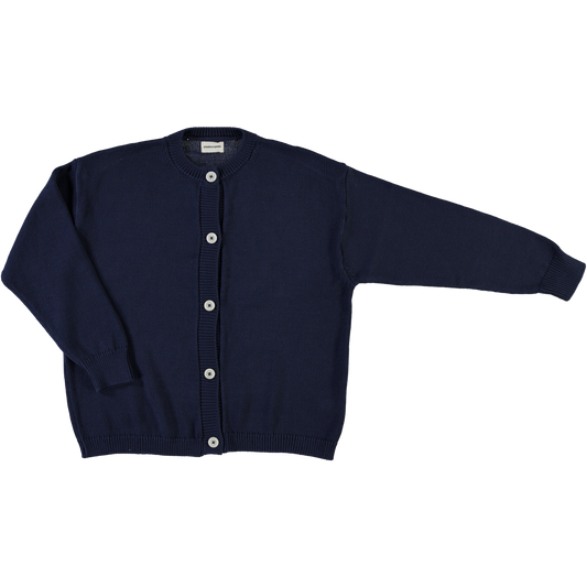 CARDIGAN PÉTALE COTON ADULTE  Marine