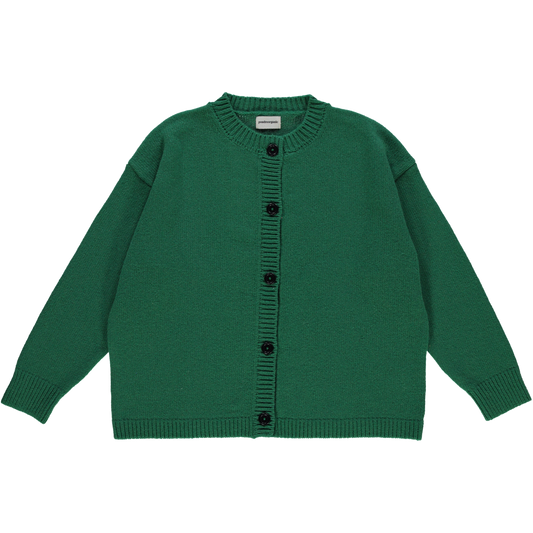CARDIGAN PÉTALE LAINE ADULTE Emerald Green