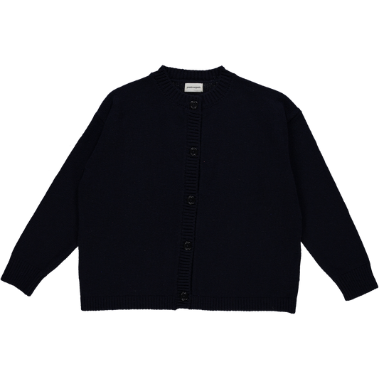 CARDIGAN PÉTALE LAINE ADULTE Navy Blue