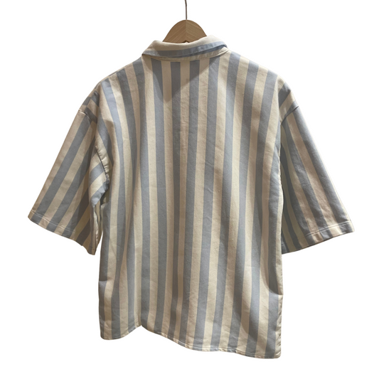 CHEMISE CARVI Rayée Bleu Clair
