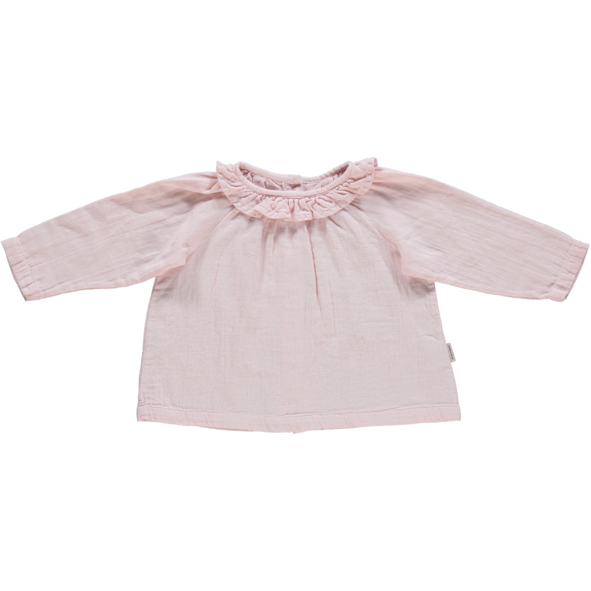 Blouse kids Charme en coton bio – Soft pink | Poudre Organic 1