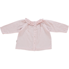 Blouse kids Charme en coton bio – Soft pink | Poudre Organic 2