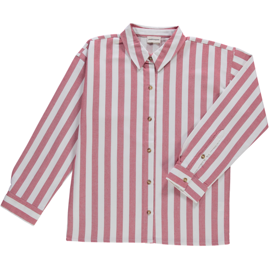CHEMISE CAMELIA DENIM Rayures Rouges