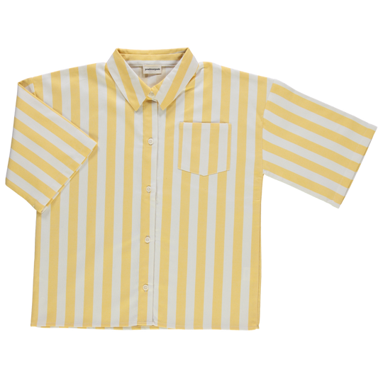 CHEMISE CARVI Denim Rayé Jaune